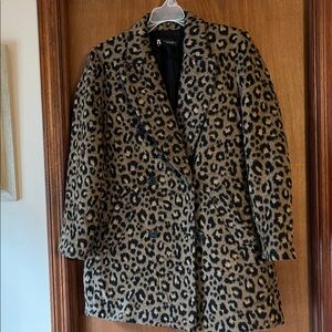 Zara animal Print Jacket size small or medium